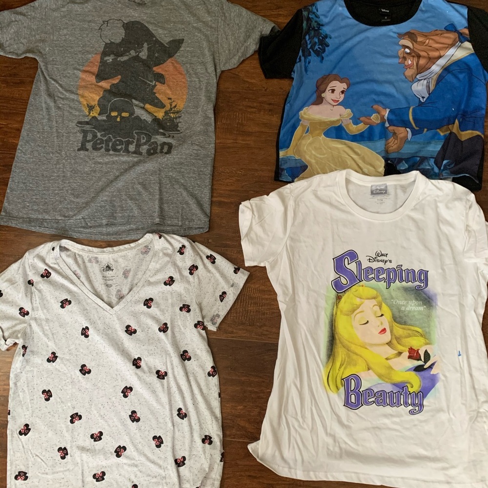 Bundle of 4 Disney tshirts